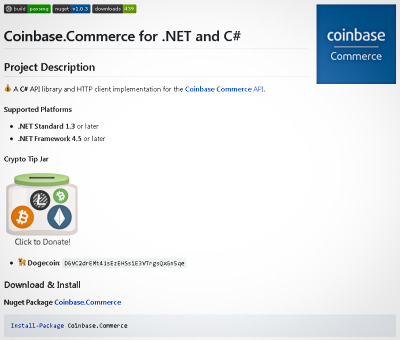 Coinbase Commerce Screenshot 1